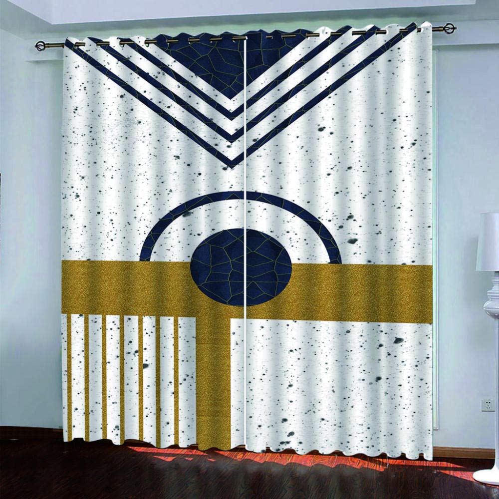 LILYXIN Thermal Insulated Blackout Curtains for Bedroom & Living Room - Super Soft 3D Printed Geometric Speckled Slate Design - 46x90 Inch Eyelet Curtains (Set of 2 Panels) - Perfect for Home Decor, Noise Reduction & Light Blocking in Bedrooms, Nurseries & Home Theaters