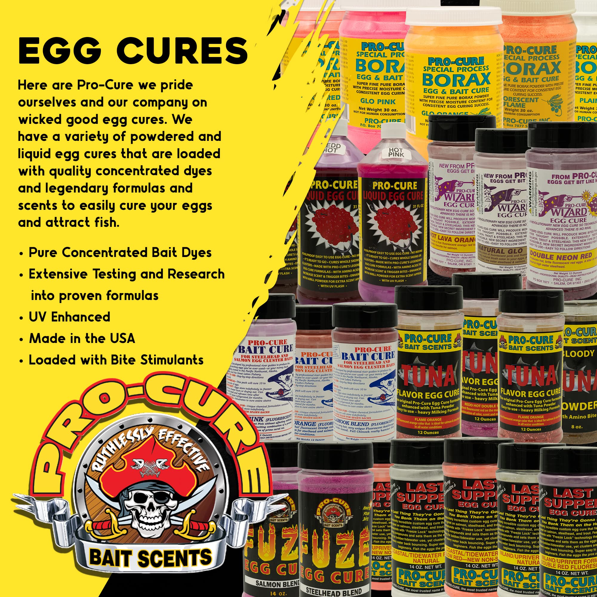 Pro-Cure Original Egg Cure - 28 oz Redd Hot Double Stuff - Perfect for Pickling, Curing Meats & Enhancing Flavor in Seafood Dishes