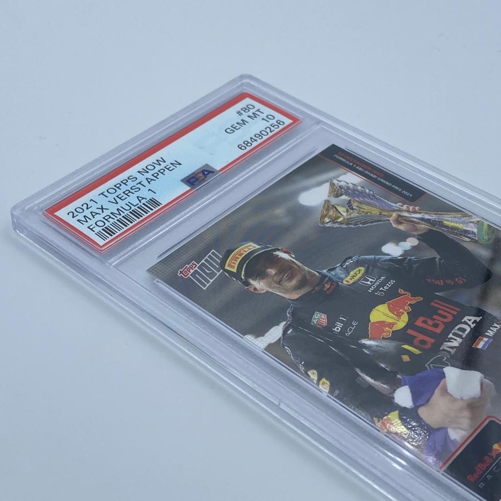 PSA 10 Graded Max Verstappen 2021 FIA Formula 1 World Champion #80 Trading Card - Perfect for Collectors, Sports Memorabilia & F1 Racing Fans