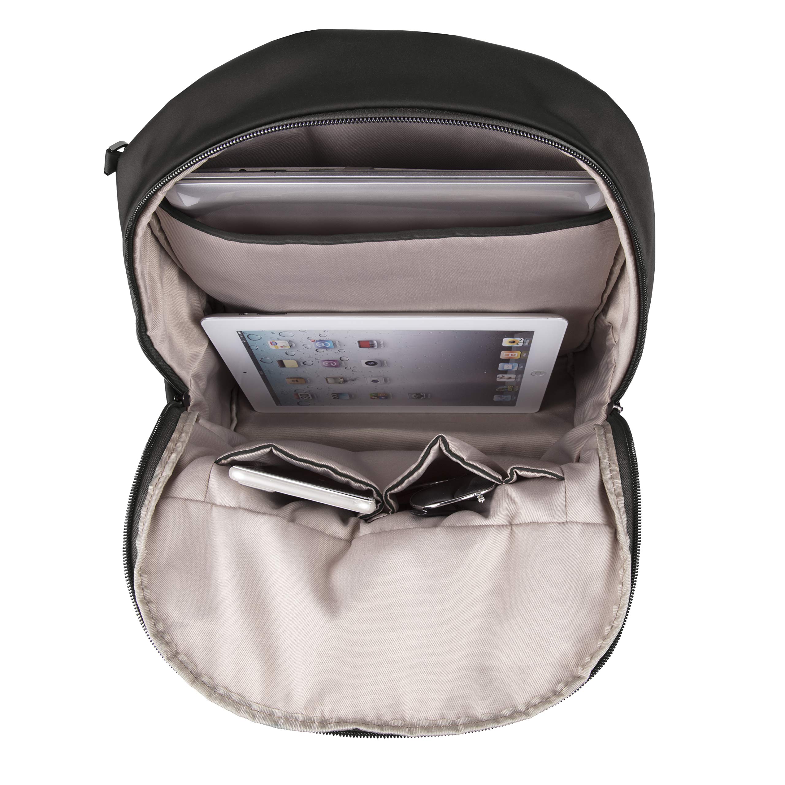 Travelon Anti-Theft Parkview Backpack - Secure RFID Blocking Travel Backpack for Commuters, Students & Tourists - Perfect for Airports, Campuses & Urban Adventures