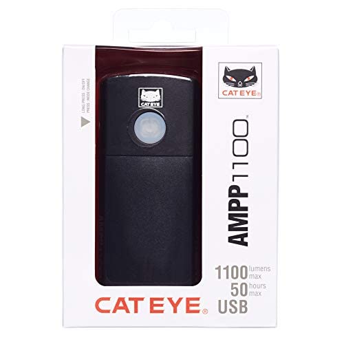 CATEYE AMPP USB Rechargeable Bike Headlight - 800 Lumen LED Cycling Light for Night Riding, Waterproof Bicycle Front Light for Commuting & Mountain Biking - Perfect for Urban Roads & Trail Adventures