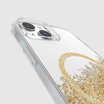Case Mate Antimicrobial Hardshell Phone Case with MagSafe - Karat Marble Design for iPhone 15 Plus | Protective Cover with Germ Protection for Everyday Use & Travel