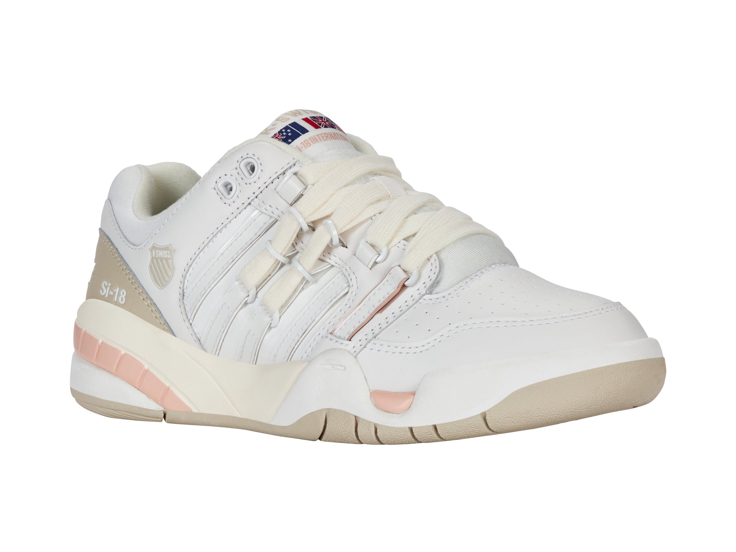 94440 122 M | SI 18 INTERNATIONAL C | BRILLIANT WHITE/OATMEAL/CAMEO ROSE - Perfect for Casual Wear, Office Outfits, and Special Occasions