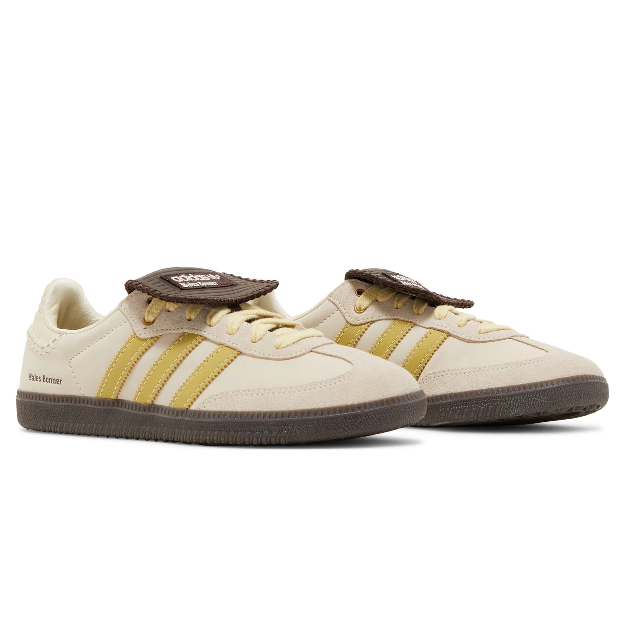 Adidas Samba Wales Bonner Sneakers in Beige & Yellow - Stylish & Comfortable for Casual Wear, Street Fashion & Everyday Outfits