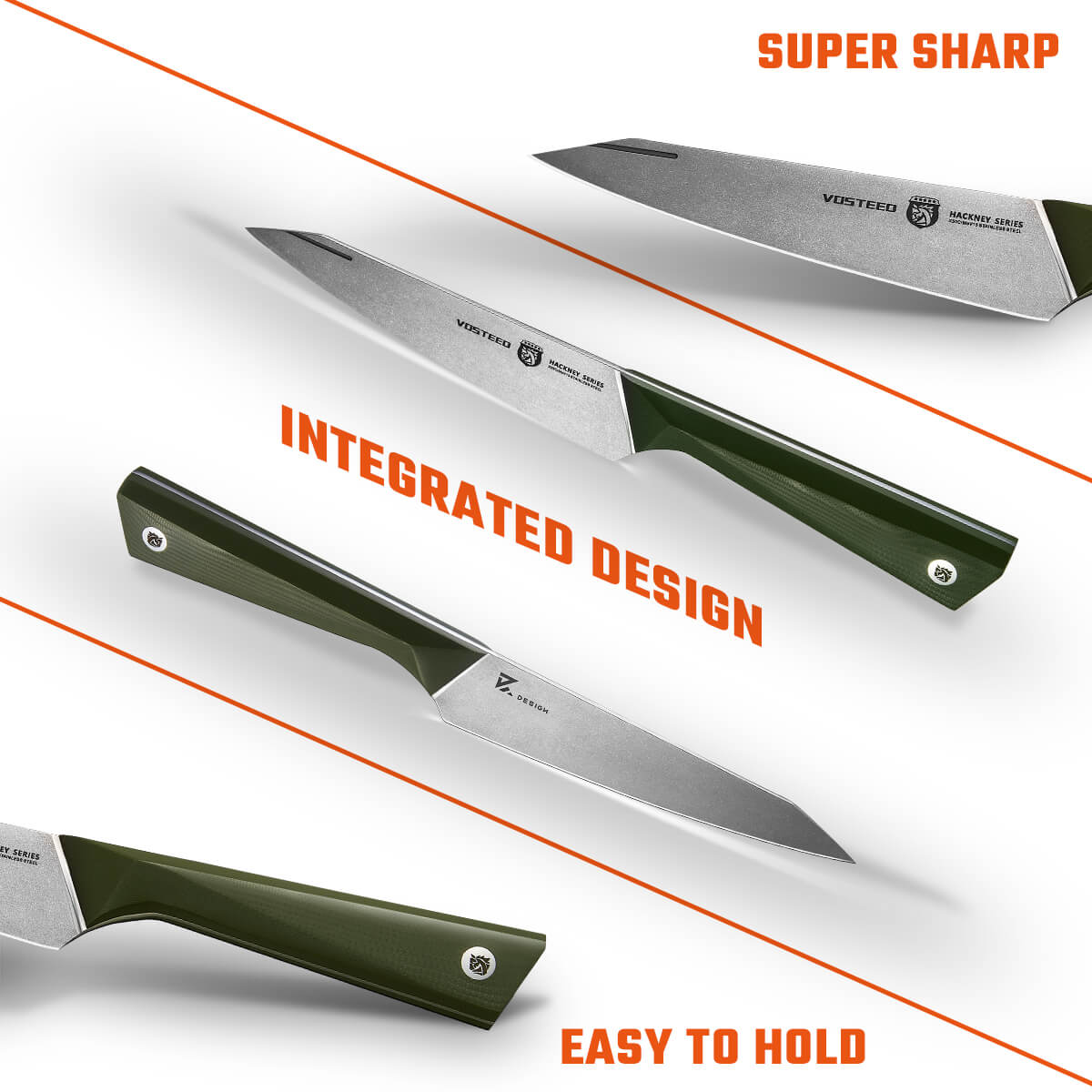 Premium Hackney Utility Knife 5-Pack - Heavy Duty Retractable Box Cutter with Safety Lock - Ideal for Warehouse, Construction & DIY Projects