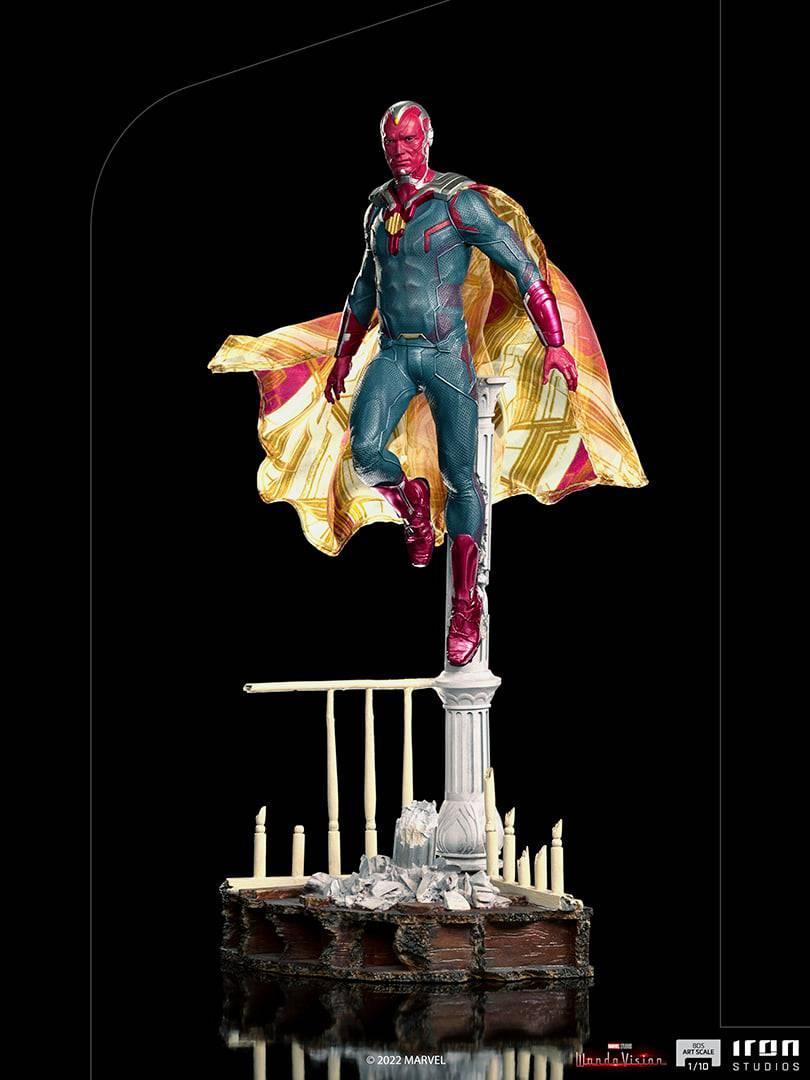 Iron Studios WandaVision Vision BDS Art Scale Statue 1/10 - Premium Collectible Figure for Marvel Fans, Home Display & Comic Con Decor