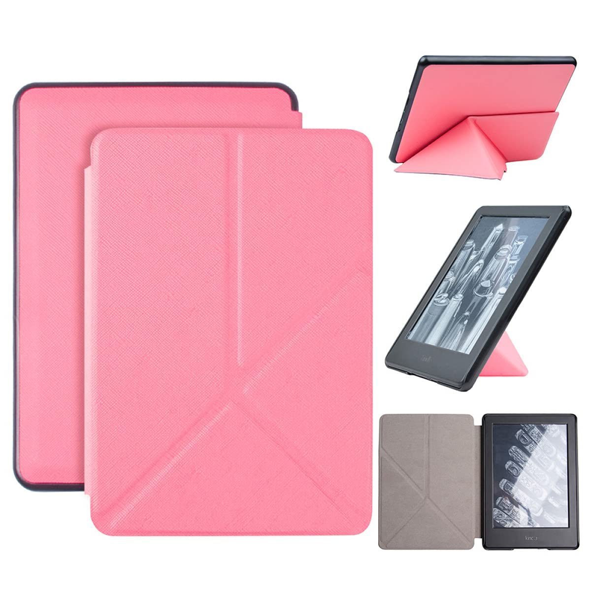 Premium Origami Stand Case for Kindle 10th Generation (2019) - Auto Wake/Sleep Cover | Perfect for Reading, Travel & Hands-Free Viewing