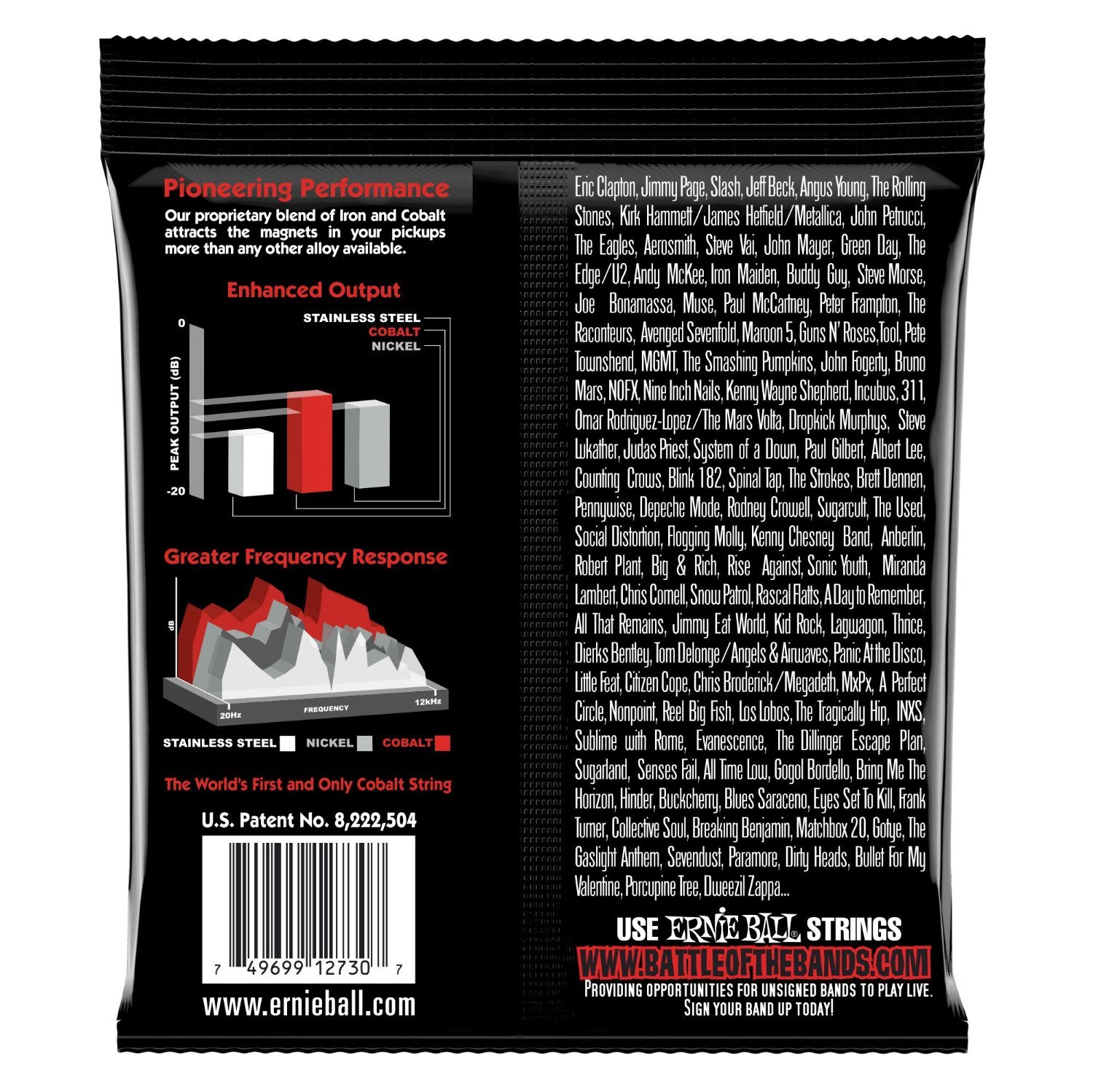 Ernie Ball 7-String Skinny Top Heavy Bottom Slinky Cobalt Electric Guitar Strings - 10-62 Gauge (P02730) & 10-52 Gauge (P02715) - High-Performance Strings for Rock, Metal, and Shredding Guitarists