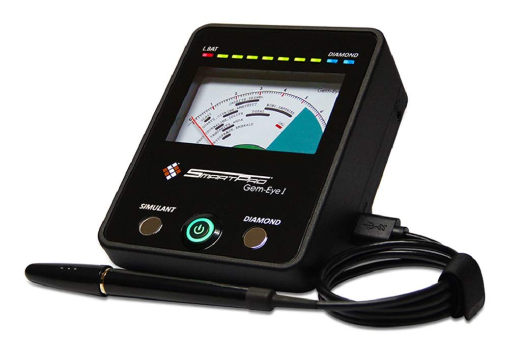 Grobet 56.926 SmartPro Gem-Eye I LED Indicator Gem Tester - Professional Jewelry Tool for Diamond & Gemstone Identification - Perfect for Jewelers, Pawn Shops & Gem Enthusiasts
