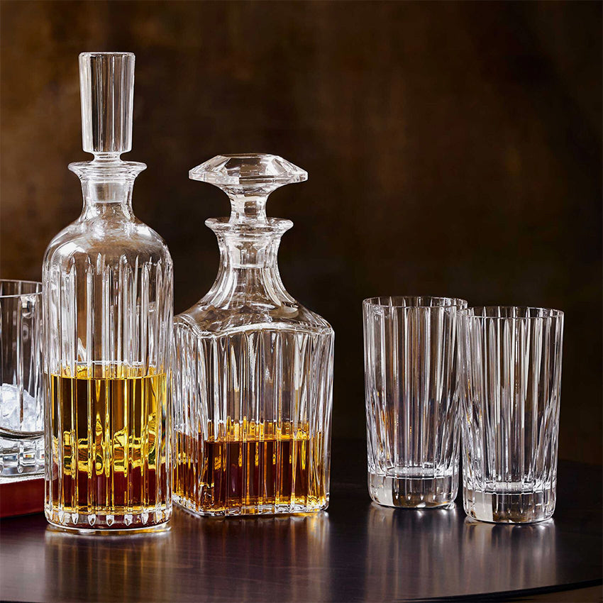 Baccarat Crystal Harmonie Highball Glasses Set of 2 - Elegant 140ml Crystal Drinking Glasses for Cocktails, Whiskey, and Entertaining at Home