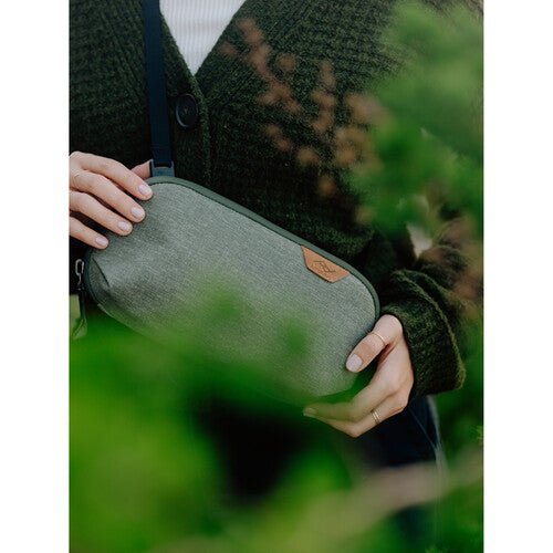 Peak Design Tech Pouch Small Sage - Compact Travel Organizer for Cables, Chargers & Accessories | Perfect for Business Trips & Daily Commute