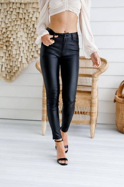 Country Denim Australia Black Wax Jeans - High-Quality Full Length & 7/8 Styles for Women | Perfect for Casual Wear, Office Outfits & Night Out Looks