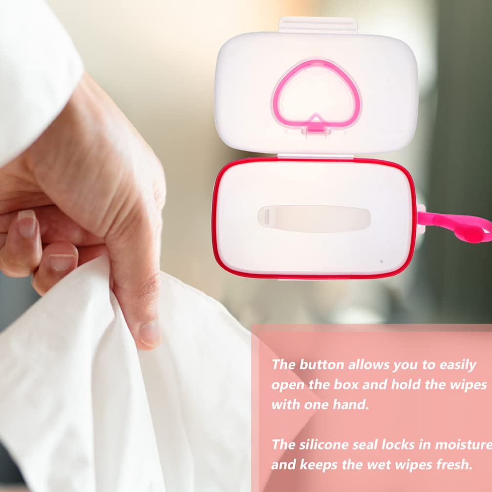Refillable Travel Wipes Case 2-Pack - Portable Baby Wipe Holder & Wet Tissue Dispenser Pouch for On-the-Go Parents | Perfect for Diaper Bags, Strollers, Car Trips & Outdoor Adventures