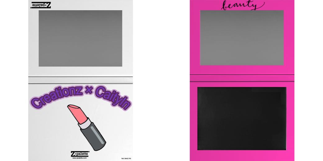 Custom Extra Large Z Palette - Magnetic Makeup Palette for Eyeshadows & Blush - Perfect for Professional Artists & Travel Makeup Organizer
