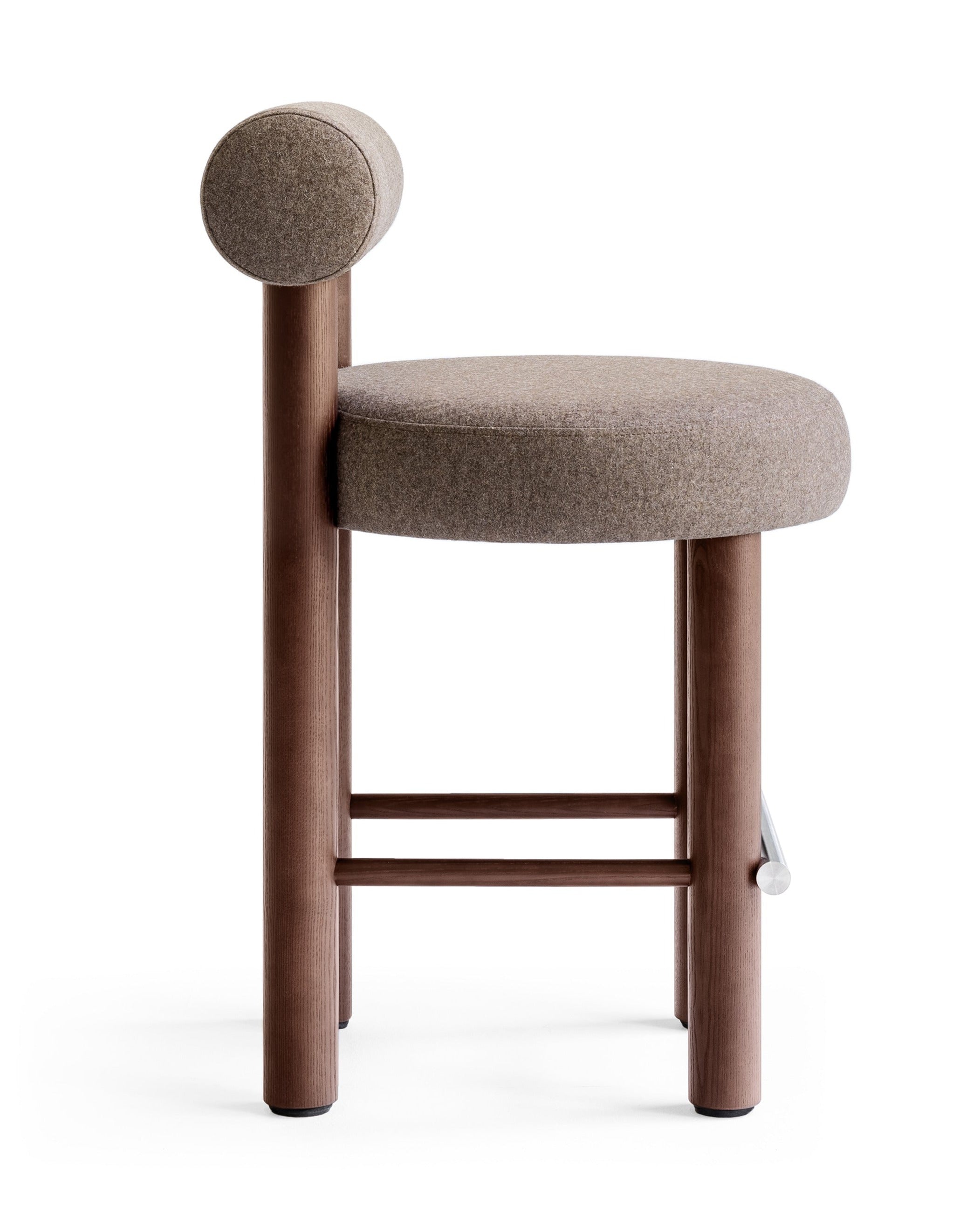 Noom Gropius Stool CS2 - Modern Minimalist Bar Stool for Kitchen, Dining & Gaming Setup - Ergonomic Design for Comfortable Seating at Home or Office