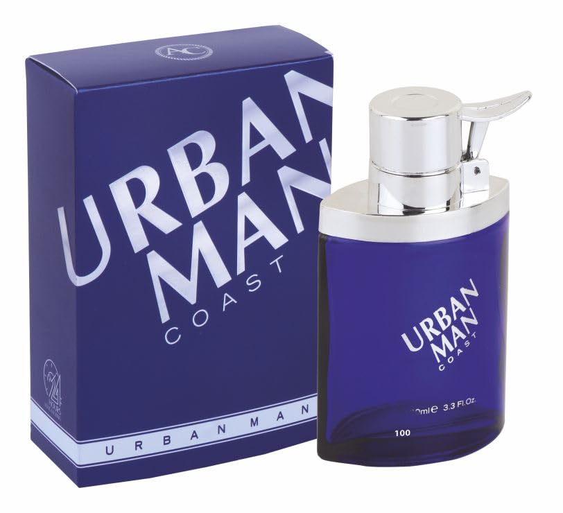 AEROCARE URBAN MAN COAST APPAREL Perfume for Men - 100ml Eau de Toilette | Long-Lasting Fragrance for Daily Wear, Office & Special Occasions