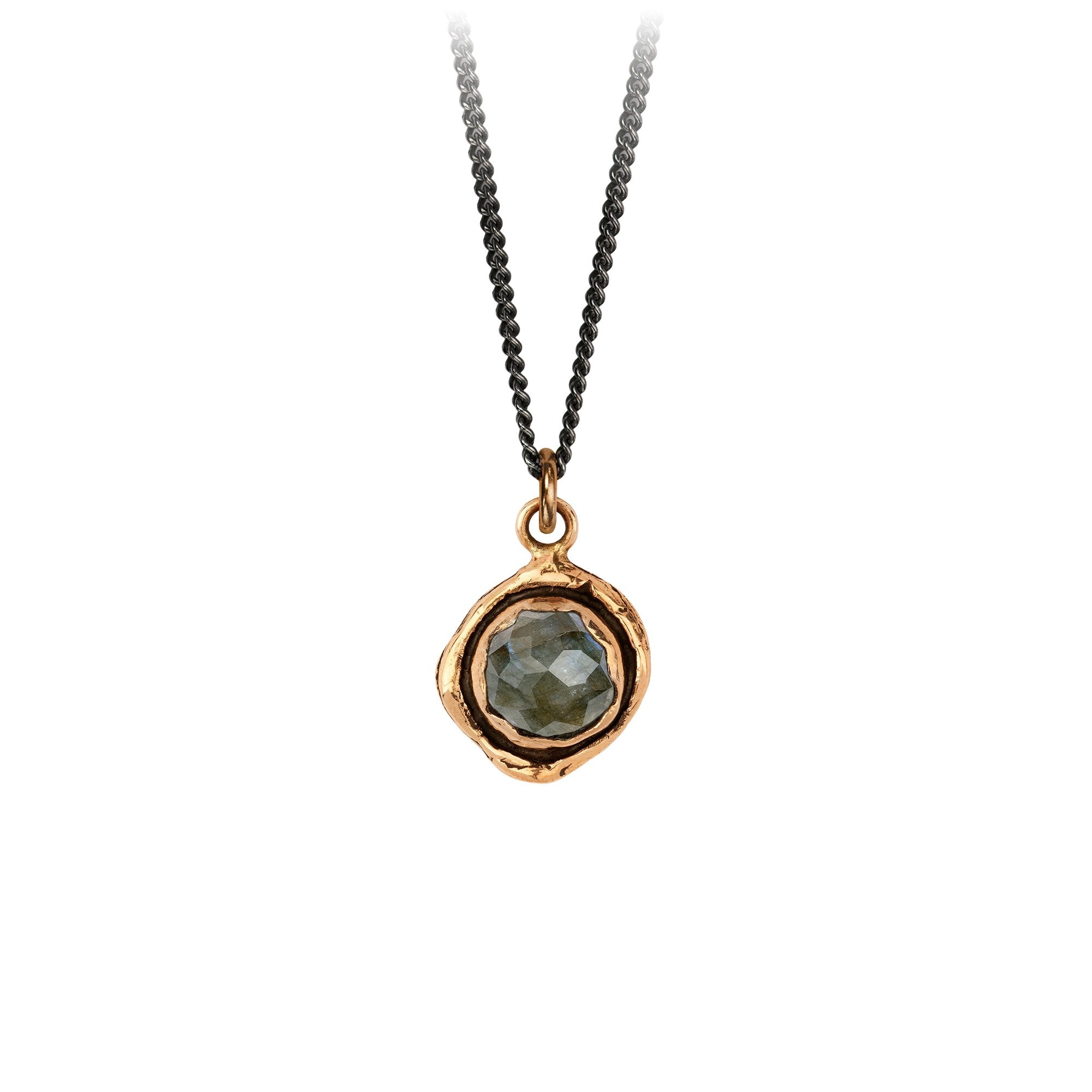 Faceted Stone Talisman Necklace - Natural Gemstone Pendant for Protection & Good Luck - Perfect for Spiritual Healing, Meditation & Energy Balancing
