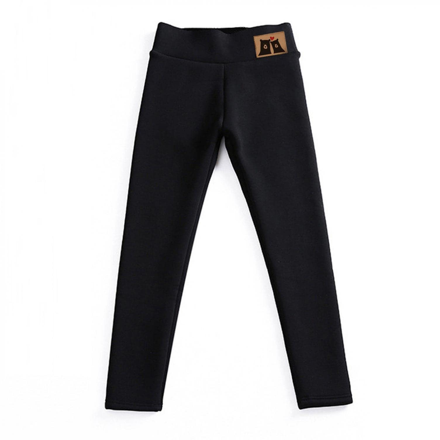 Women's Fleece Lined Thermal Leggings - High Waisted Winter Tights for Cold Weather