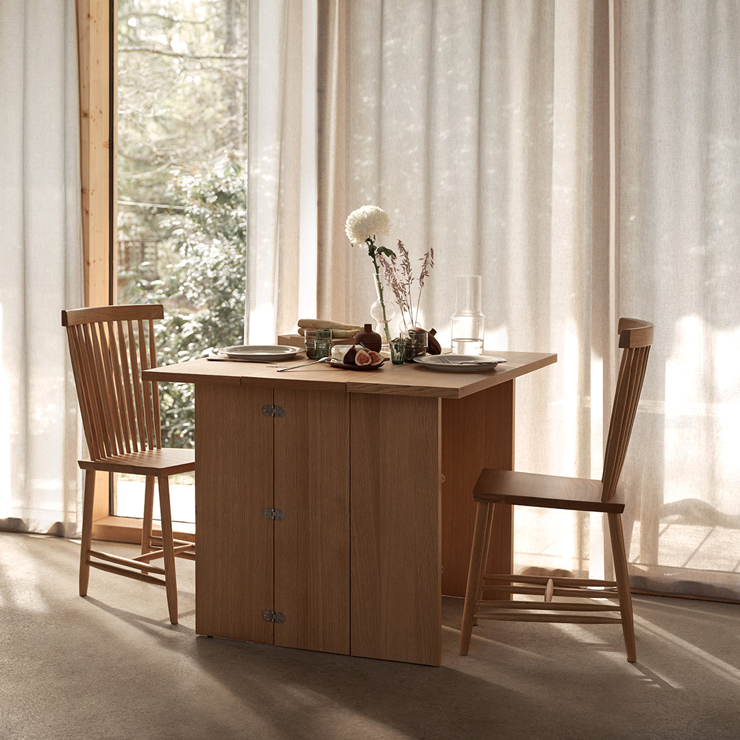 Stahl Flip Table - Modern Scandinavian Design by House Stockholm - Perfect for Small Spaces, Apartments & Home Offices