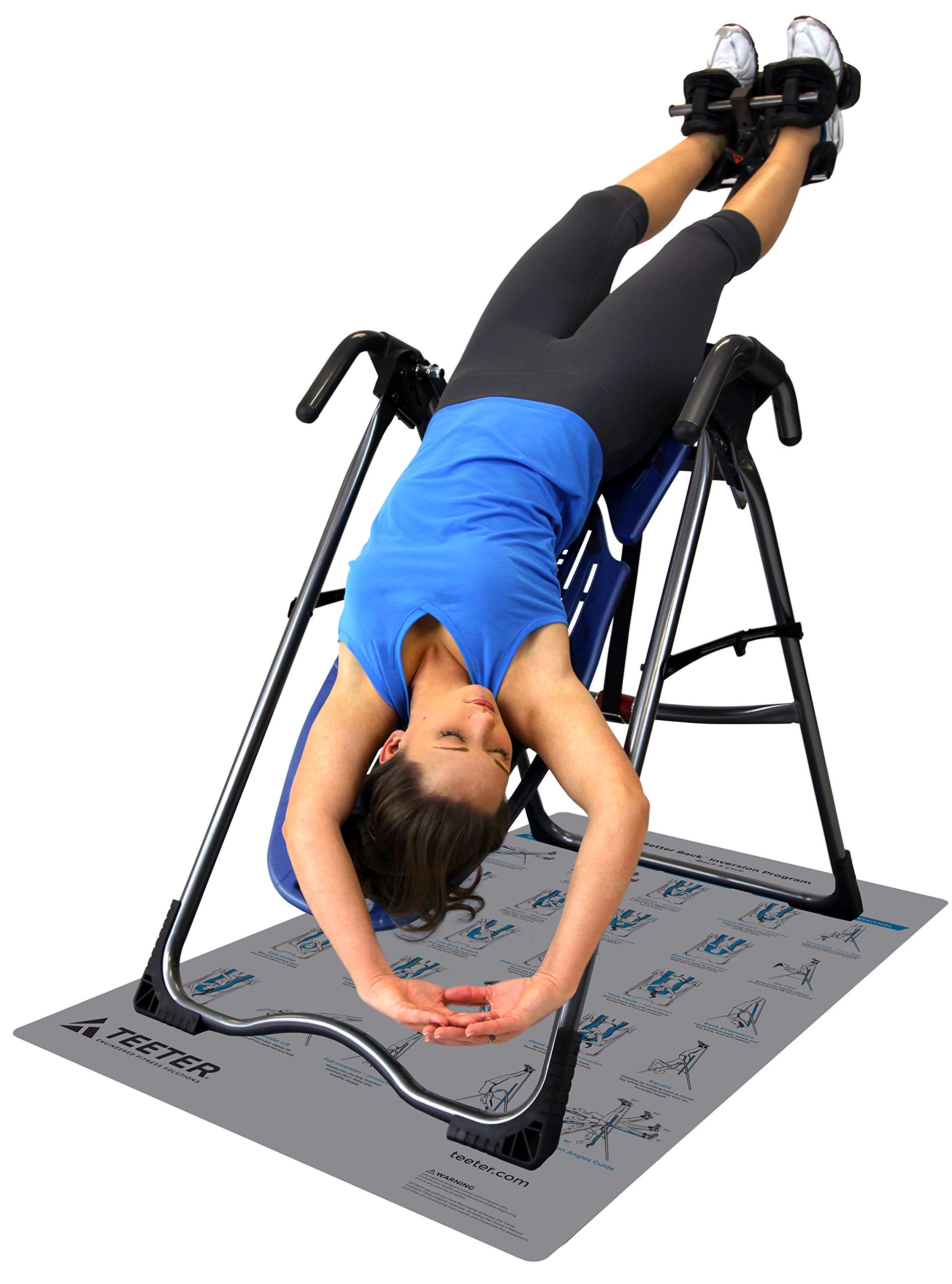 Teeter Better Back Inversion Program Mat - Relieve Back Pain & Improve Spinal Health - Home Inversion Therapy Equipment for Stretching & Decompression - Perfect for Yoga, Chiropractic Care & Post-Workout Recovery