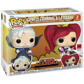 Gentle Criminal & La Brava Anime Action Figure 2-Pack Set - Collectible My Hero Academia Figures for Fans, Gift for Anime Lovers - Perfect for Display, Cosplay Props, and Themed Parties