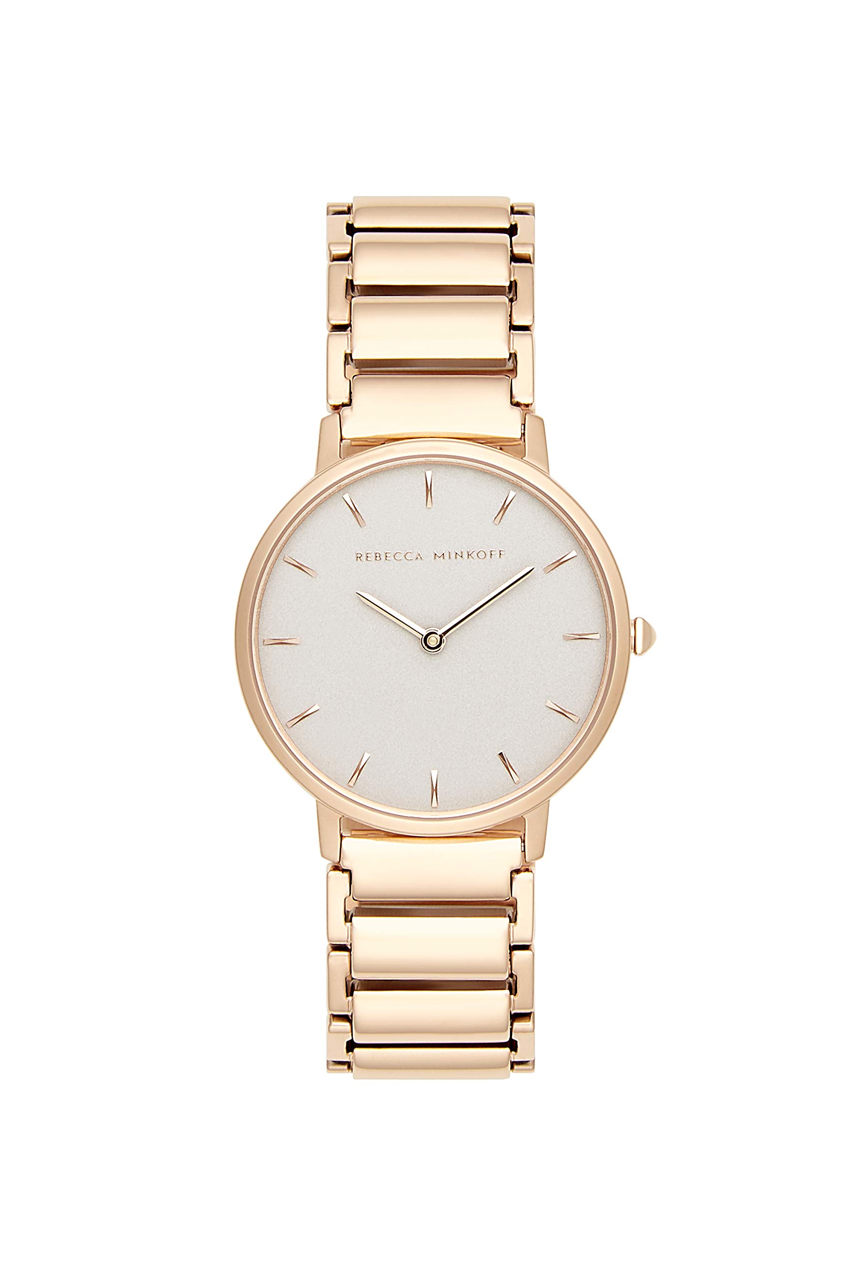Rebecca Minkoff Women's Major Quartz Rose Gold IP Casual Watch with Bracelet - Rose Gold (Model: 2200260) | Fashion Accessory for Everyday Wear, Office & Special Occasions
