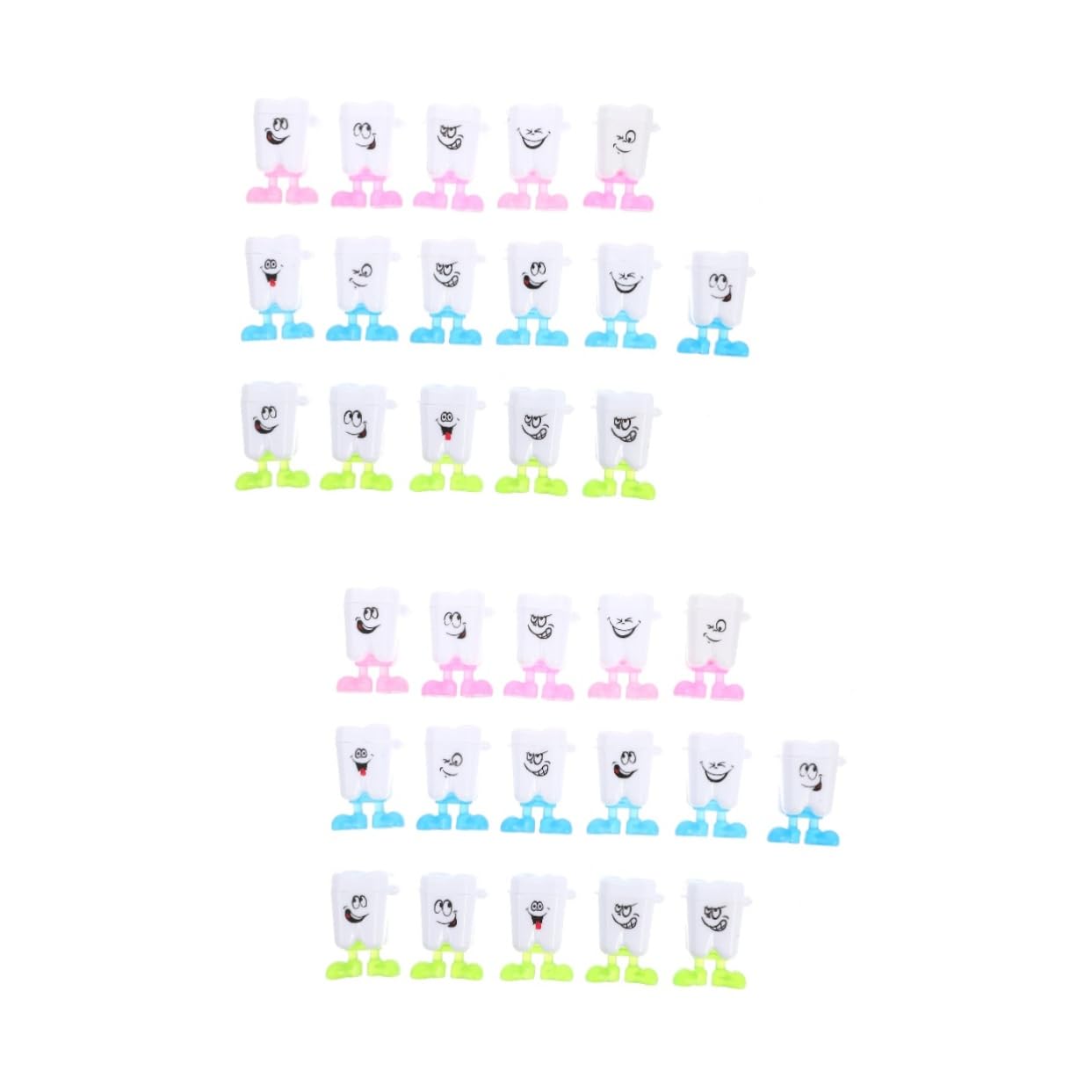 UPKOCH 100 Pack White Plastic Tooth Keepsake Boxes - Tooth Fairy Organizer Storage for Baby Teeth, Kids Dental Souvenirs (Great for Tooth Fairy Gifts & Childhood Memory Preservation)