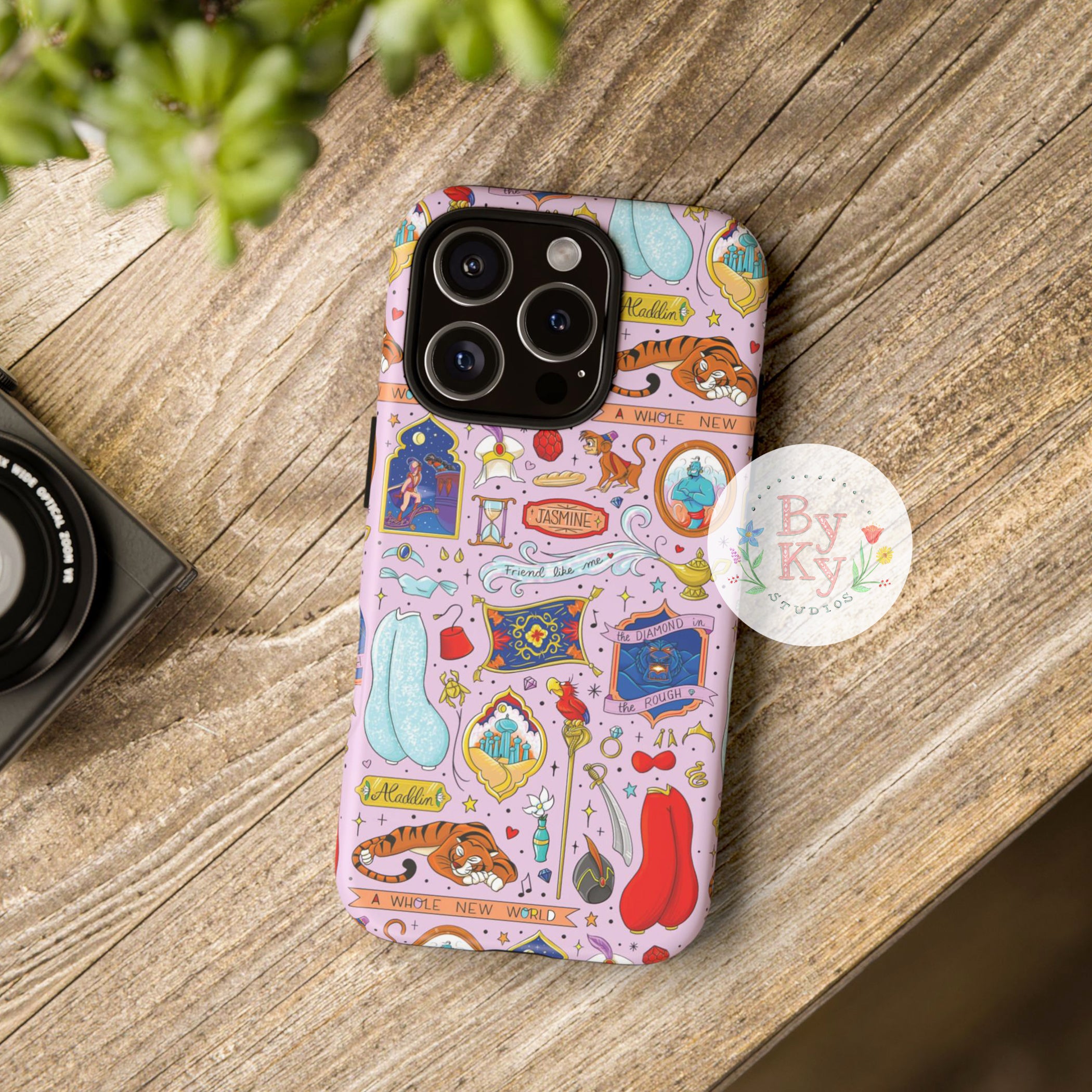 Jasmine Princess Shockproof & Durable Phone Cases for iPhone & Samsung - Stylish Protection for Everyday Use, Travel & Outdoor Activities