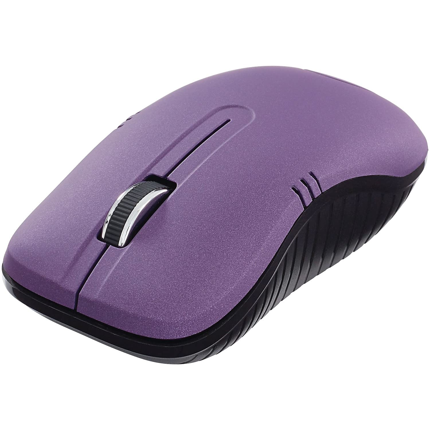 Verbatim Wireless Notebook Optical Mouse - Commuter Series, Matte Purple | Portable & Ergonomic Design for Laptops, Desktops | Perfect for Office Work, Travel & Remote Working