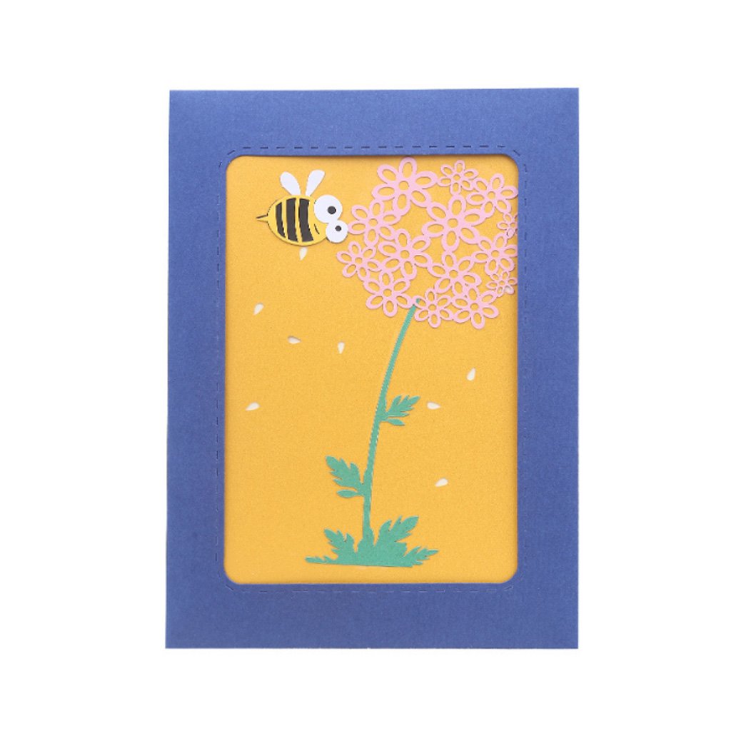 Handmade 3D Popup Greeting Cards - Bee & Flower Design for Birthday, Wedding, Anniversary | Perfect for Invitations, Thank You Cards & Special Occasions