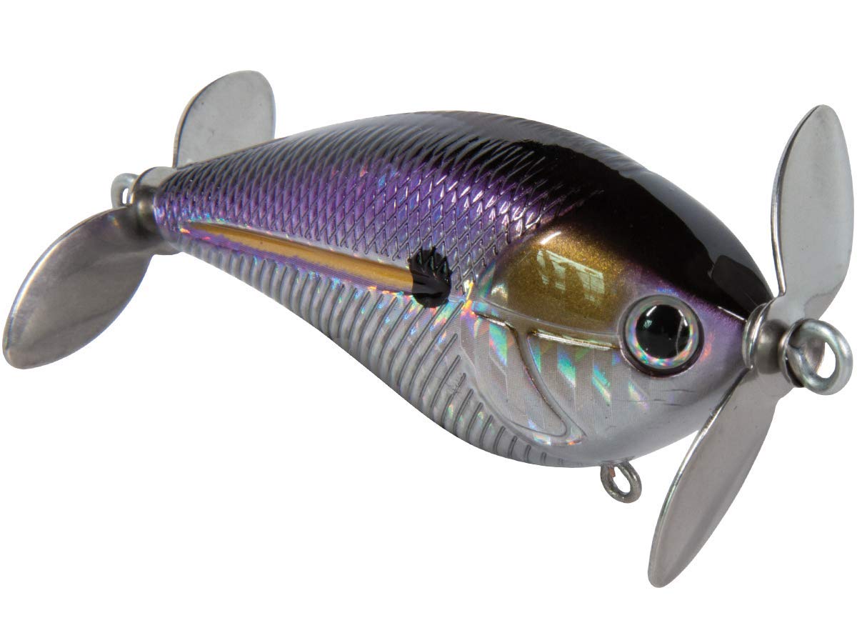 Spin Master Threadfin Shad Fishing Lures - Realistic Bait for Bass, Trout & Walleye - Perfect for Freshwater & Saltwater Fishing - Great for Casting, Trolling & Jigging