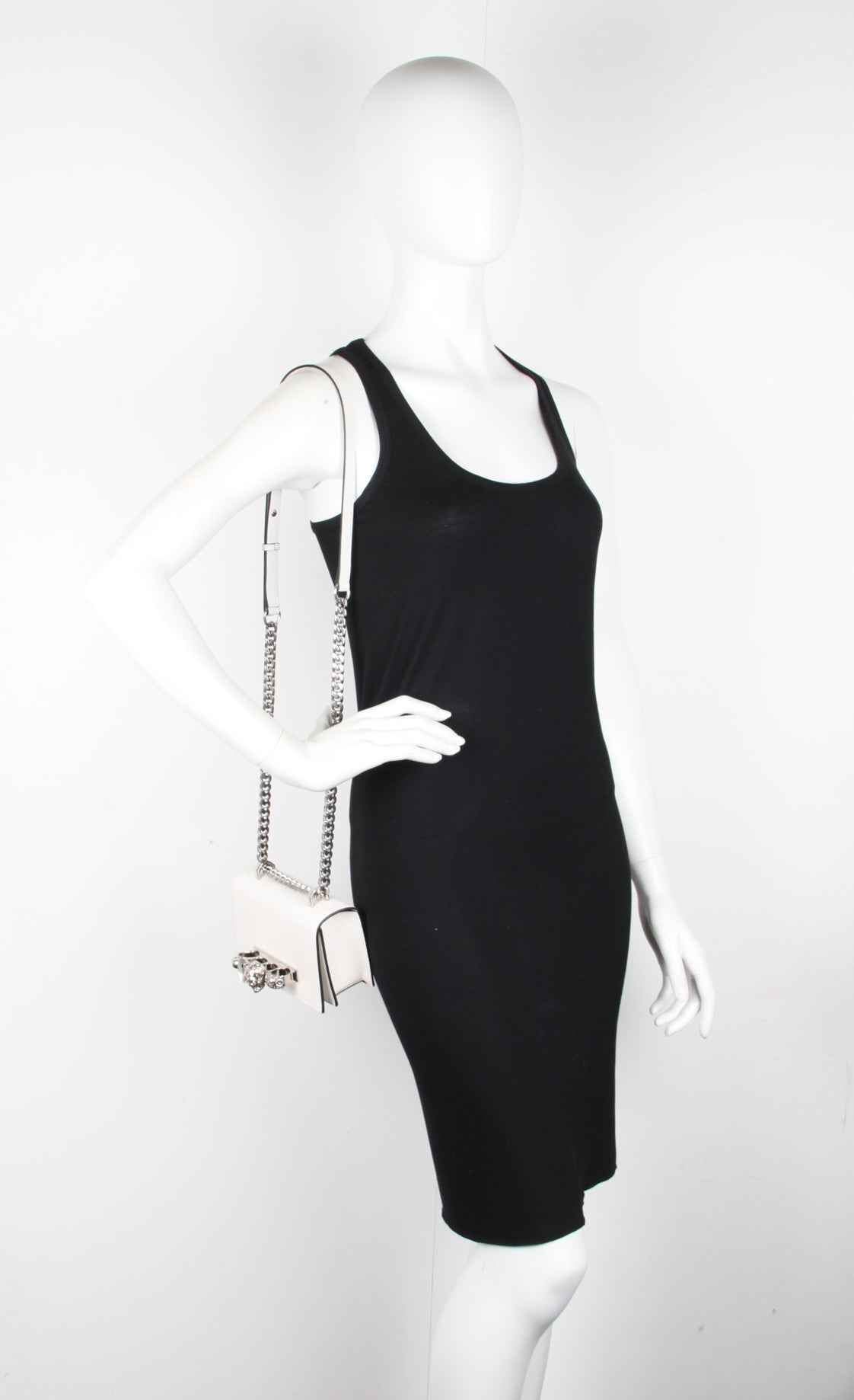 Stylish Mini Lizard Knuckle Satchel with Jewel Accents in Deep Ivory & Silver - Perfect for Evening Parties, Date Nights, and Special Occasions