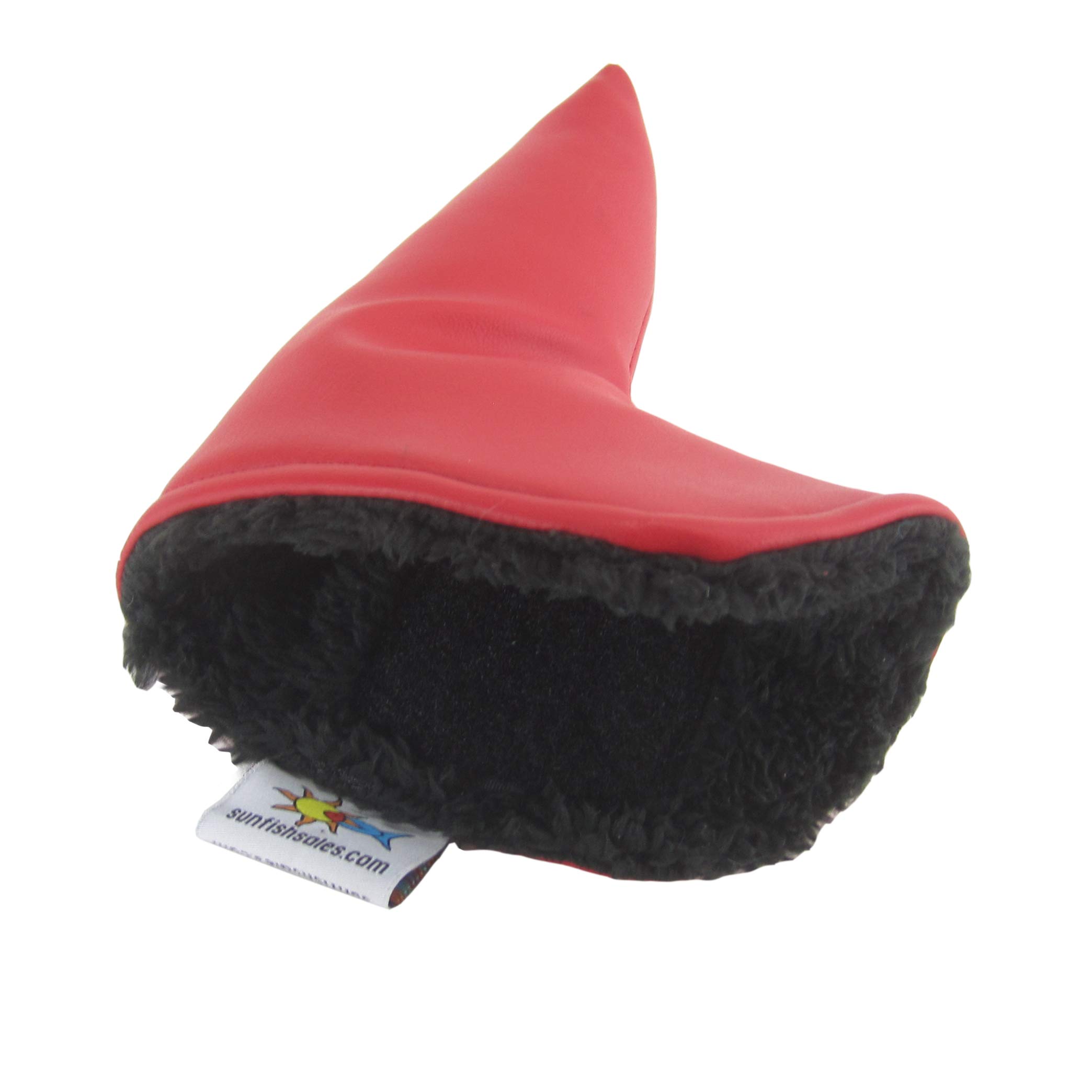 Premium Sunfish Leather Golf Blade Putter Headcover - Red | Waterproof & Durable Club Protection | Perfect for Golf Tournaments & Practice Rounds
