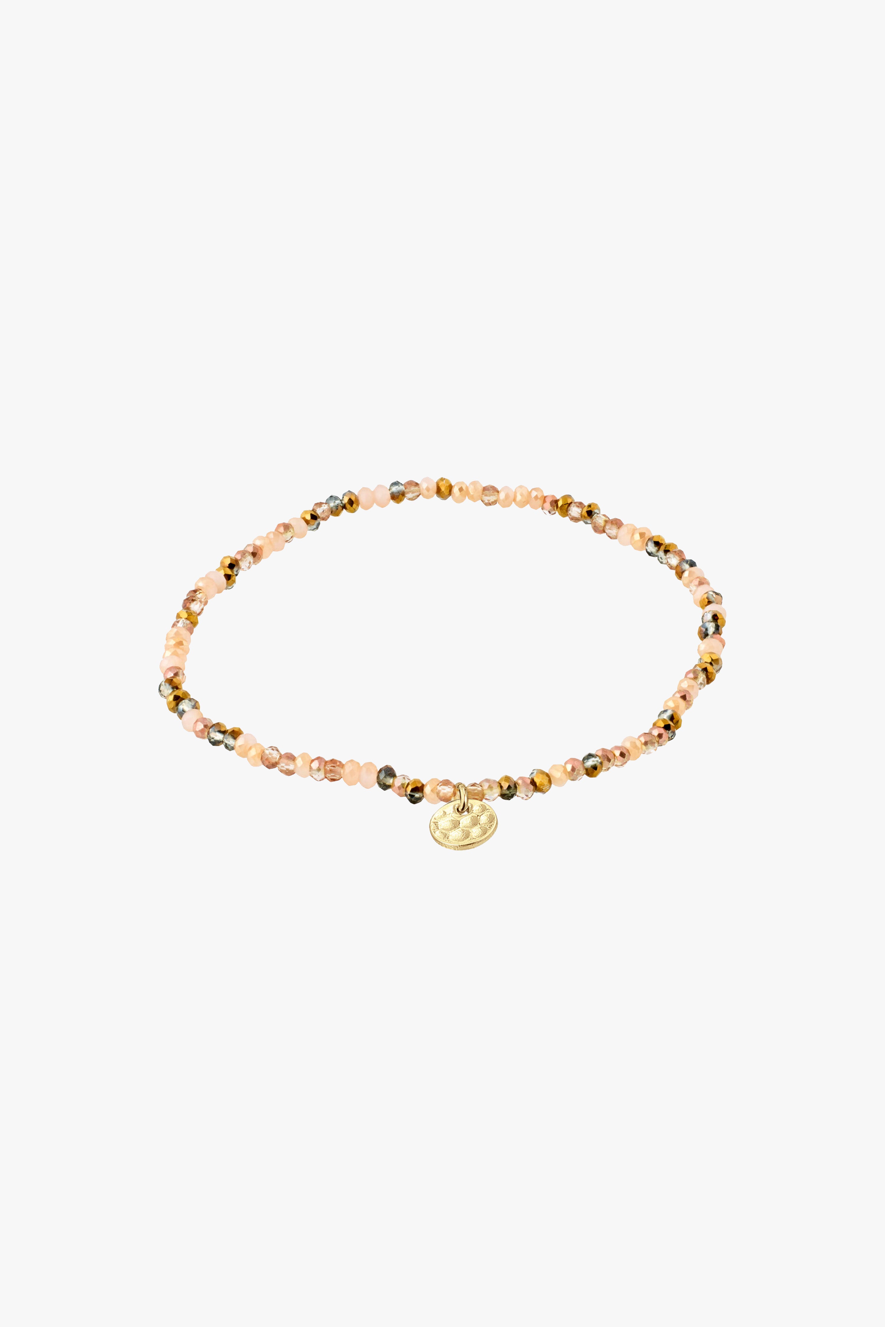 Indie Brown Mix Gold Plated Bracelet for Women - Boho Chic Jewelry for Everyday Wear & Special Occasions