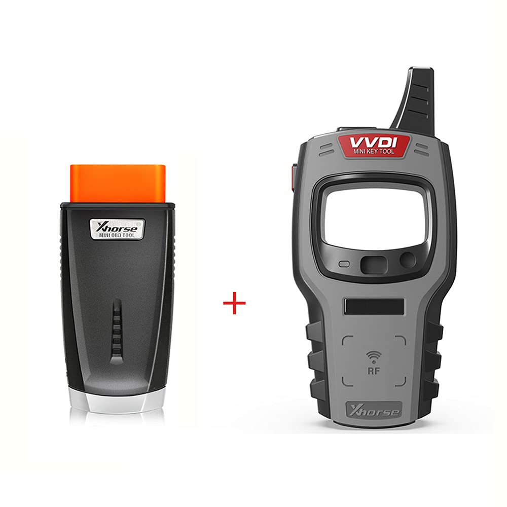 XHORSE VVDI Mini Key Programmer & OBD Tool - Car Key Fob Programming Device for BMW, Mercedes, Audi | Auto Locksmith Diagnostic Scanner for Key Coding, Immobilizer Reset (Works with Most Vehicles) | Perfect for Automotive Shops, Dealerships & DIY Car Key Replacement