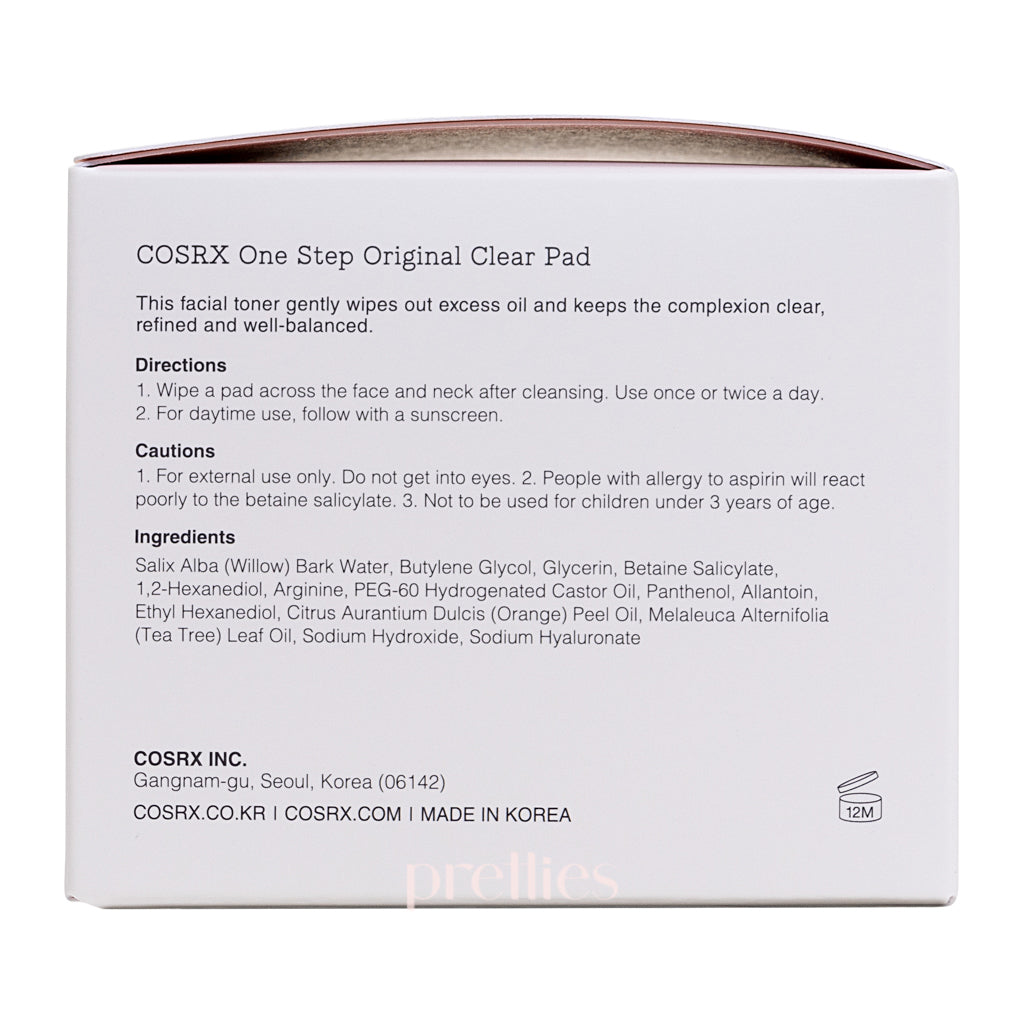 COSRX One Step Original Clear Pad 70 Count - Korean Exfoliating Pads for Acne & Blackheads - Daily Skincare Treatment for Clear, Smooth Face - Perfect for Travel & On-the-Go Use