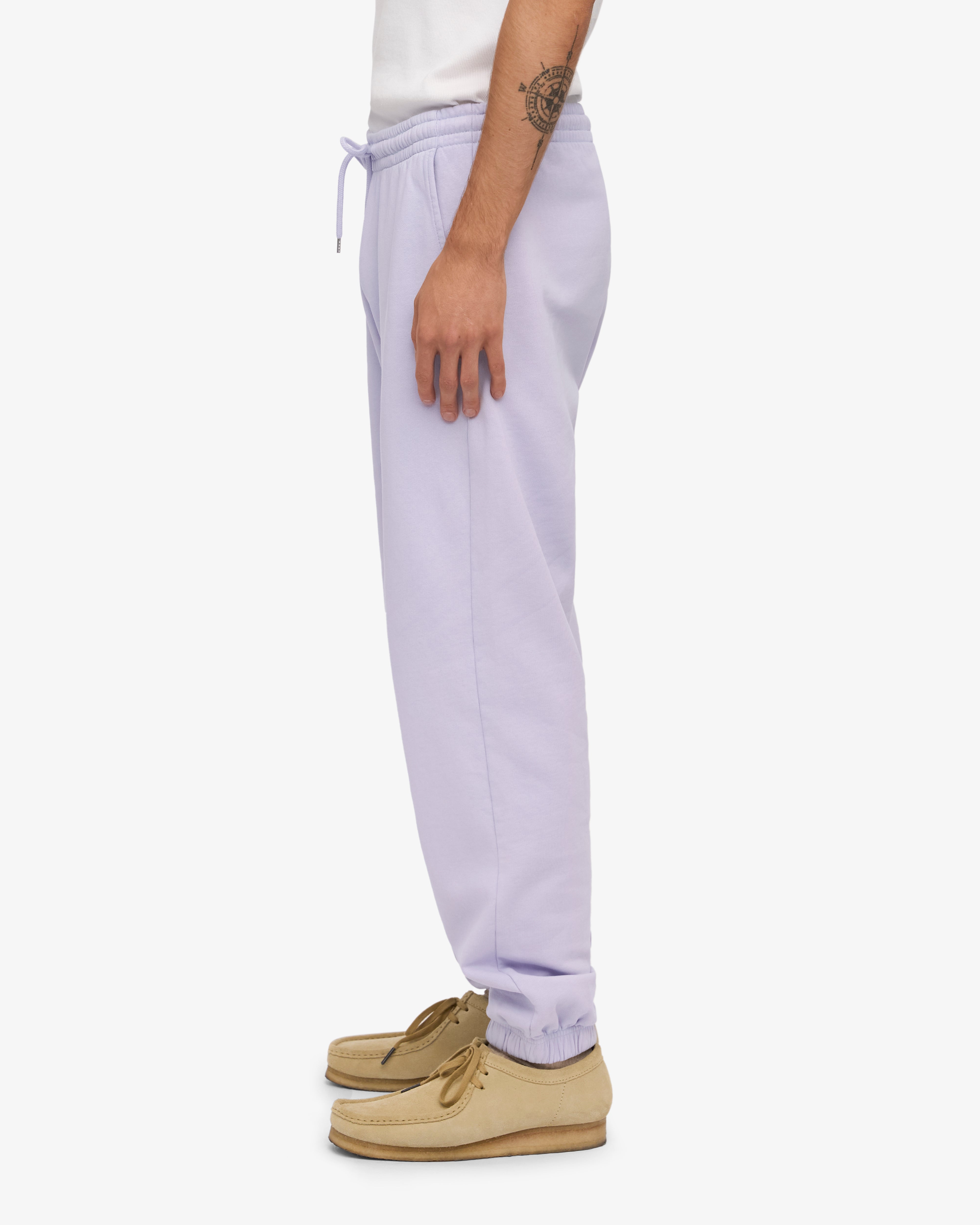 Organic Cotton Sweatpants for Women - Soft Lavender Lounge Pants | Comfortable Casual Wear for Yoga, Home & Relaxation
