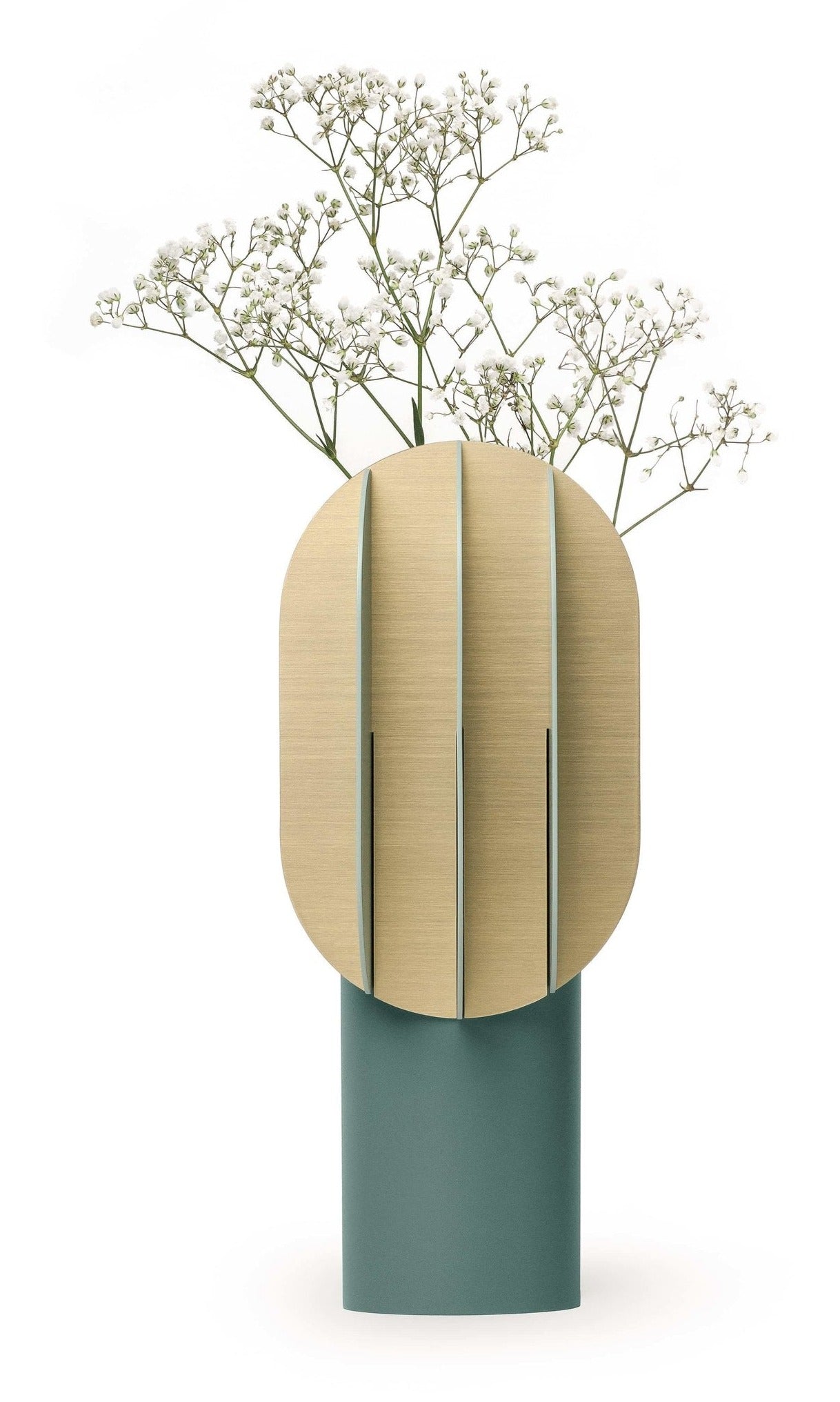 Noom Gabo Vase CS9 - Modern Ceramic Home Decor for Living Room, Bedroom & Office | Elegant Flower Vase for Fresh or Artificial Arrangements
