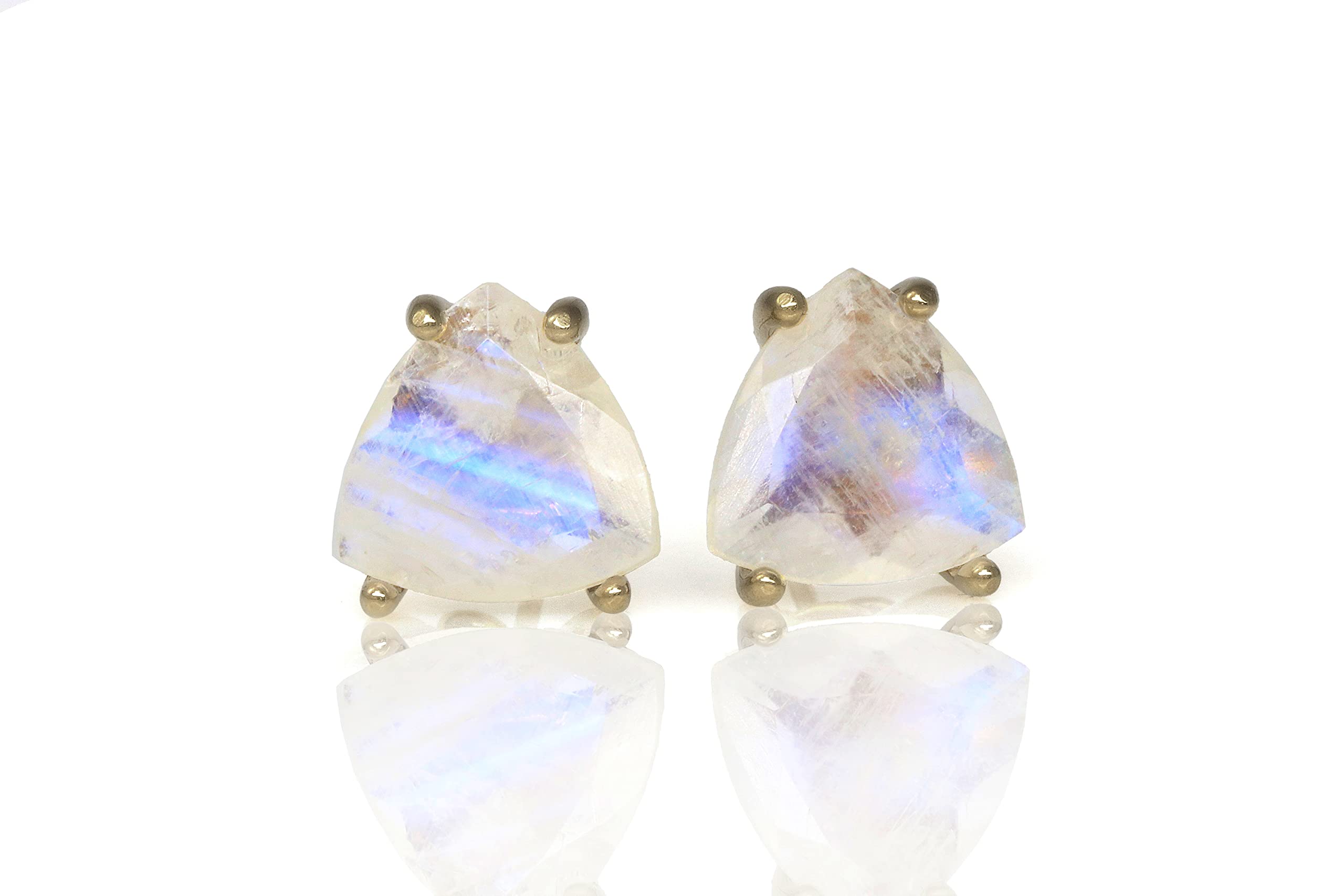 Moonstone Earrings Sterling Silver - Handmade Jewelry for Women - Gifts & Fashion