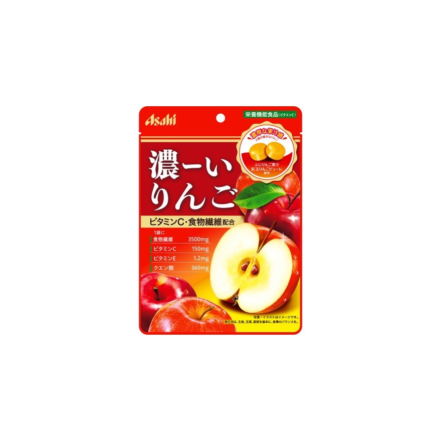 Asahi Koi Ringo Rich Apple Candy 80g - Delicious Japanese Apple Flavored Hard Candy - Perfect for Snacking, Gifts & Asian Treat Lovers