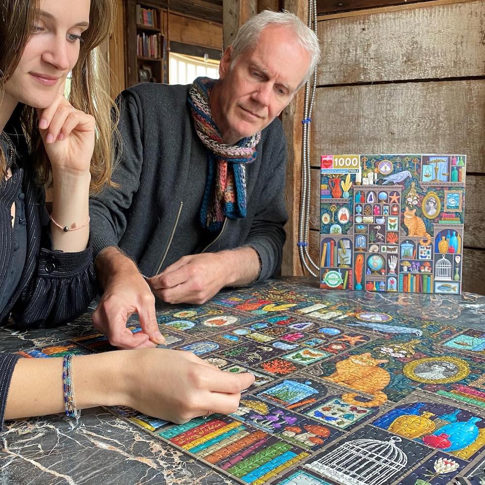 eeBoo Alchemists Cabinet 1000 Piece Jigsaw Puzzle - Challenging Adult Puzzle for Home Decor & Relaxation