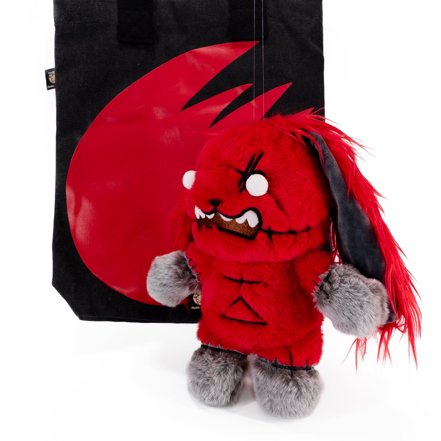 Plushie Dreadfuls Rage Rabbit Stuffed Animal - Soft Emotional Support Toy for Stress Relief & Anger Management | Perfect for Therapy, Gifts & Home Decor