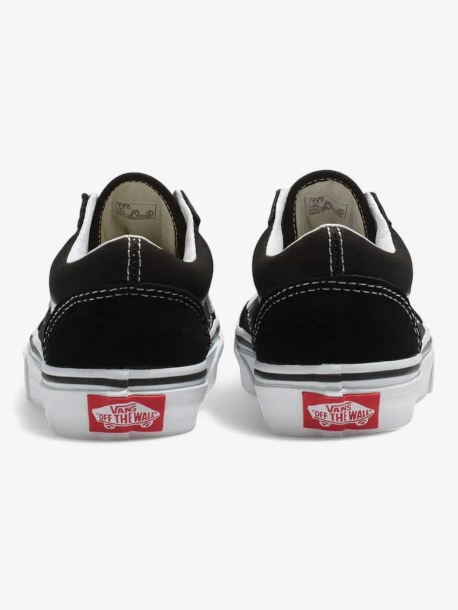 Vans Kids Old Skool Black Sneakers - Classic Skate Shoes for Boys & Girls - Perfect for School, Skateboarding & Casual Wear