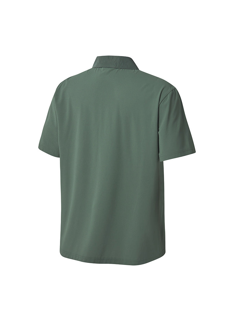 Magic Hole Polo Short Sleeve Shirt for Men - Breathable Summer Golf & Casual Wear - Perfect for Outdoor Activities, Sports & Office