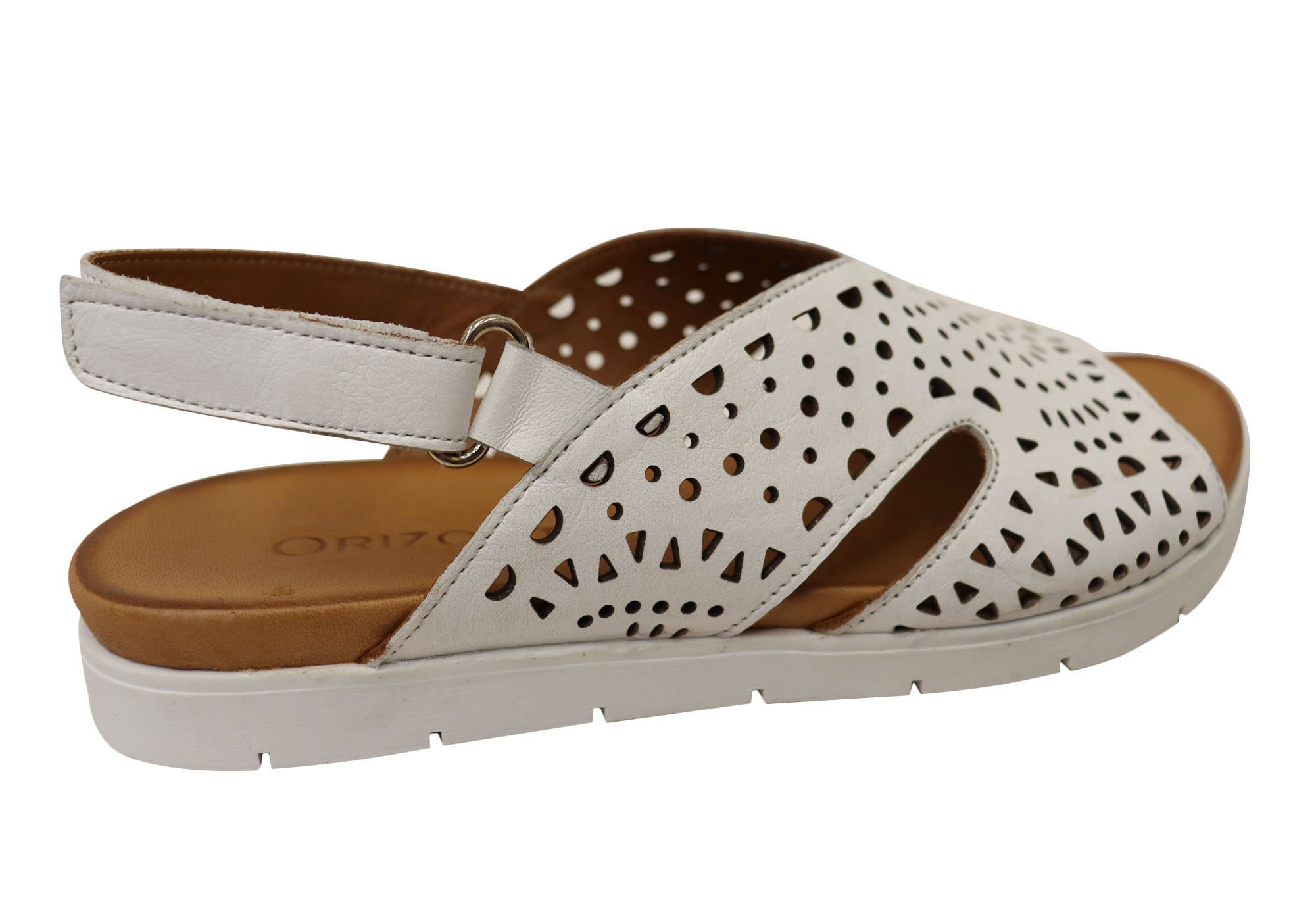 Orizonte Arkia Women's Comfortable European Leather Sandals - Stylish & Supportive for Walking, Travel & Summer Outfits
