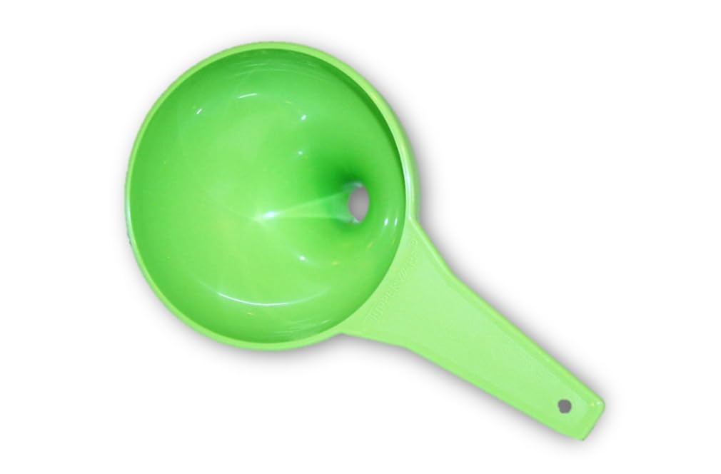 Premium Tupperware Large Kitchen Funnel - BPA-Free Food-Grade Plastic, Durable Green Funnel for Cooking, Baking, Canning & Liquid Transfer - Essential Kitchen Tool for Home Chefs & Meal Prep