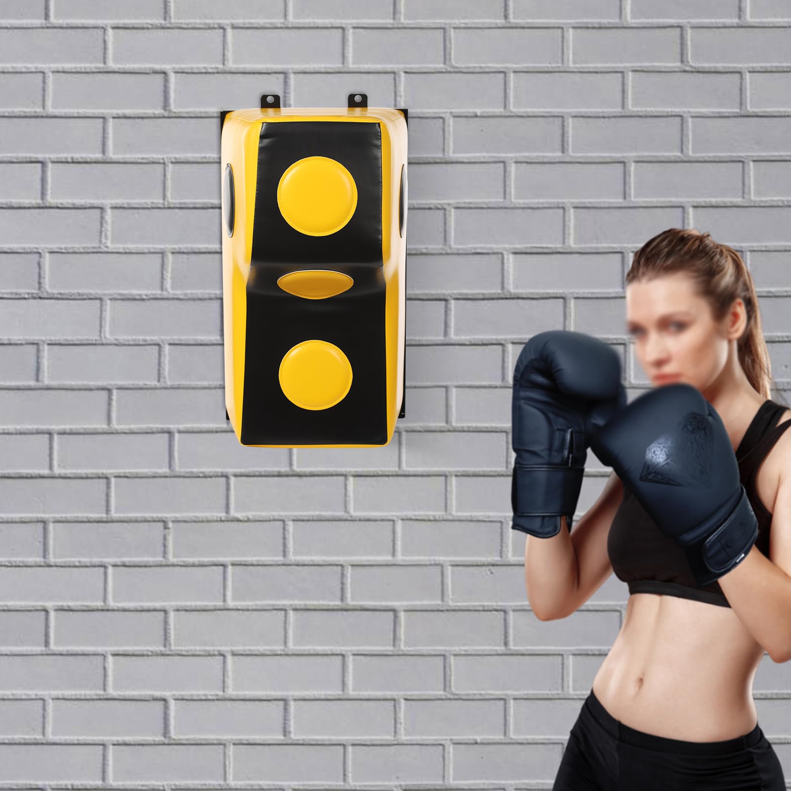 Wall Mounted Boxing Punching Bag - Heavy Duty Uppercut & Hook Training Pad for Adults - Supports Up to 881.85 lbs - Perfect for Home Gym, Bedroom, Living Room & Boxing Training