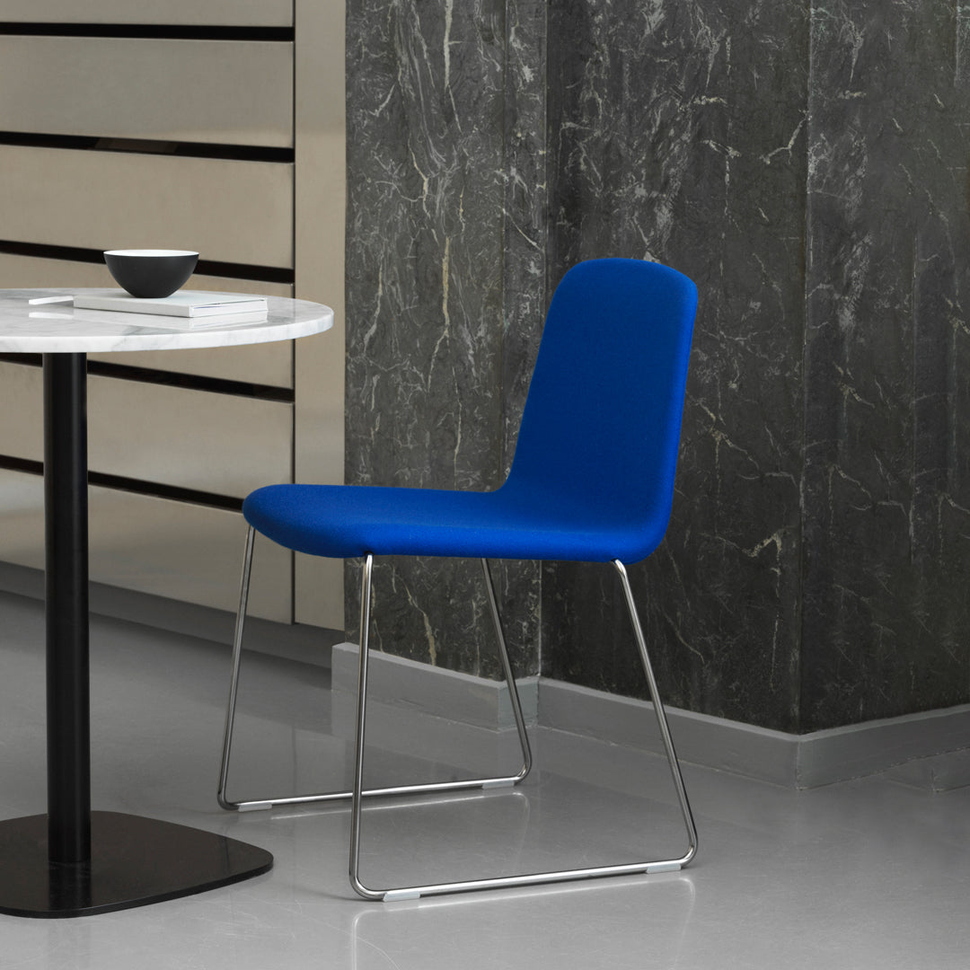 Round Cafe Table - Modern & Durable Indoor/Outdoor Dining Table for Restaurants, Patios, and Home Decor