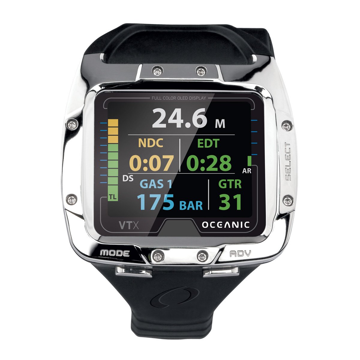 Oceanic VTX Scuba Diving Computer - Wireless Air Integration Receiver for Scuba Divers | Perfect for Deep Sea Diving, Wreck Exploration & Underwater Adventures