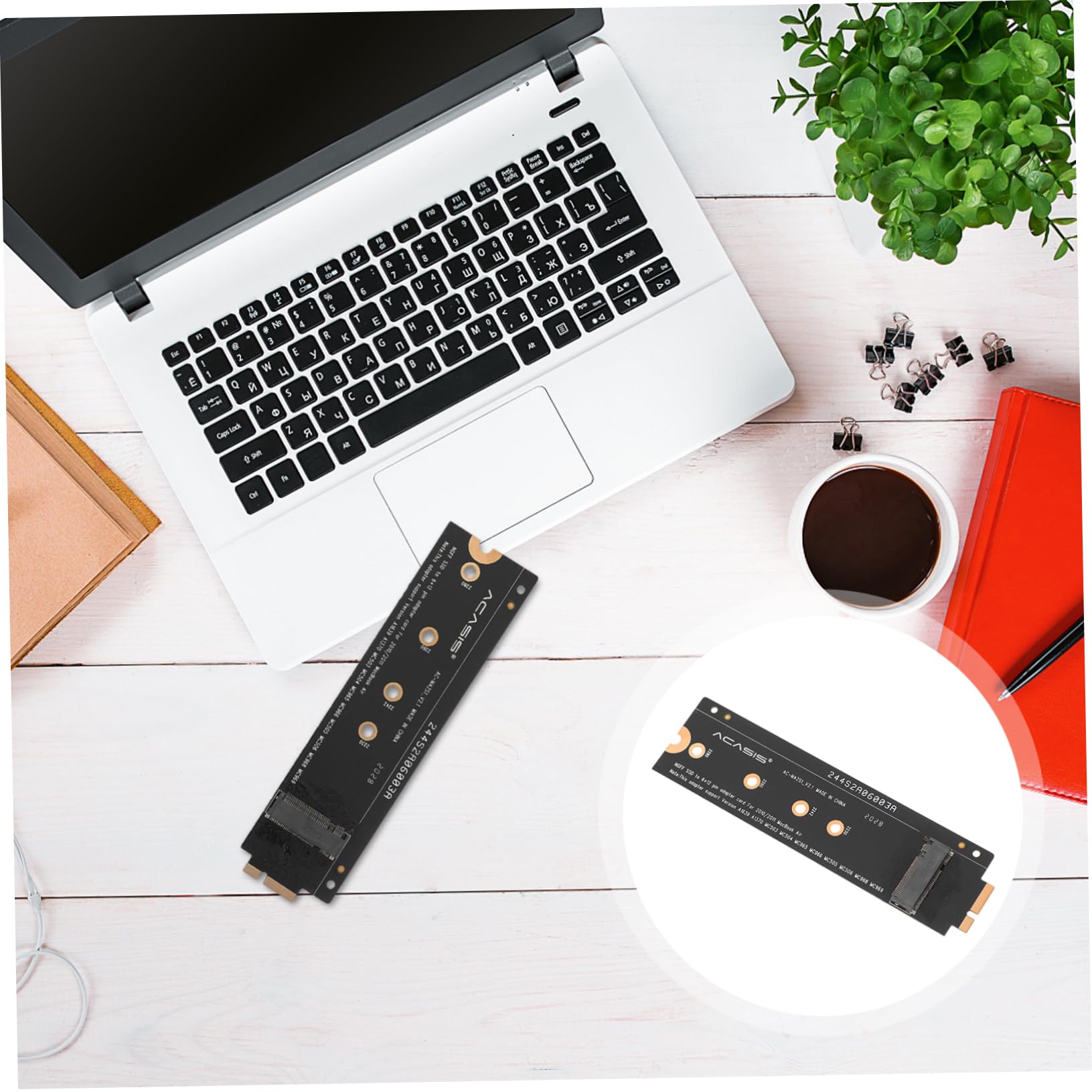 Veemoon M.2 NVMe SSD to PCIe Adapter Card - Supports 2230/2242/2260/2280 Sizes for PC & Laptop Upgrades - Perfect for Gaming Rigs, Workstations & DIY Computer Builds